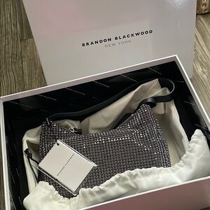 Brandon Blackwood Sparkling Silver Handbag